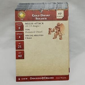Lot Of (32) Dungeons And Dragons Underdark Miniatures Game Stat Cards